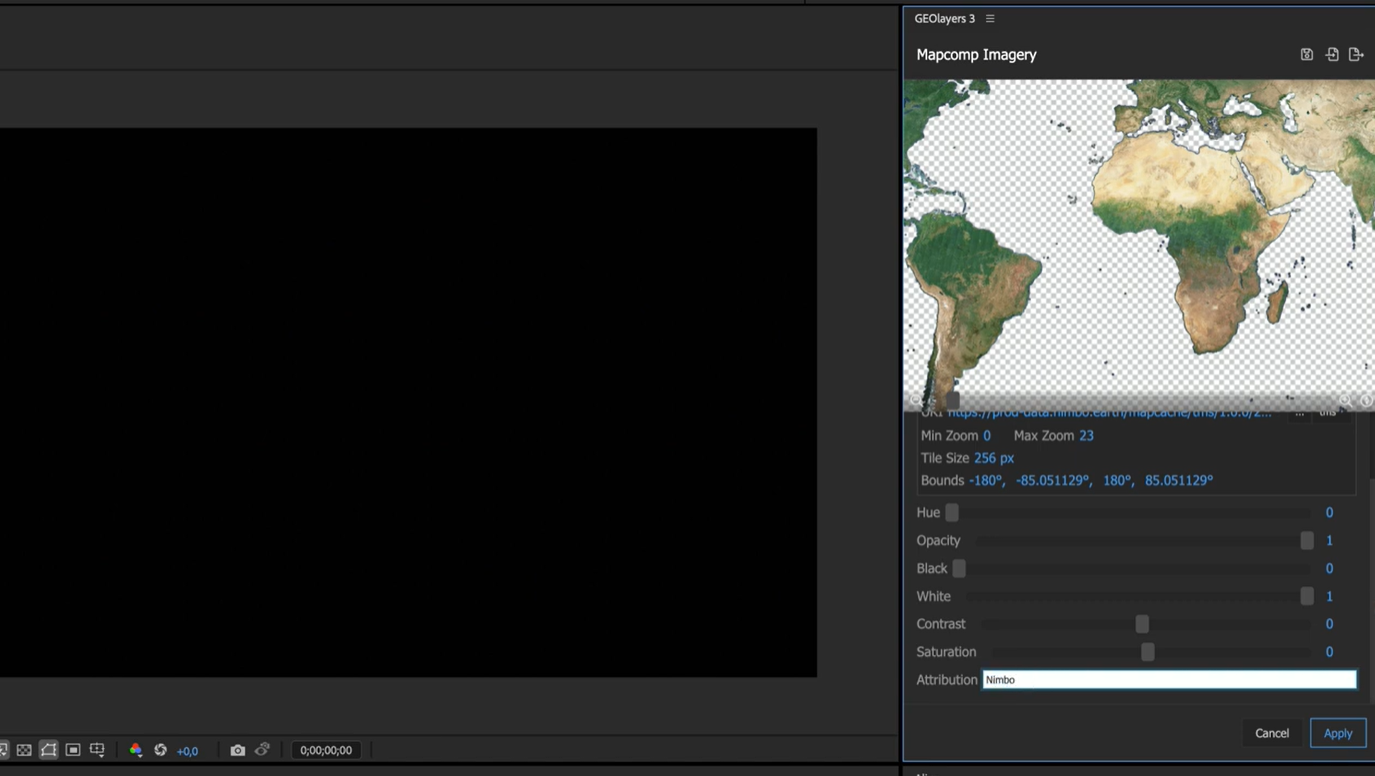 Entering Nimbo attribution