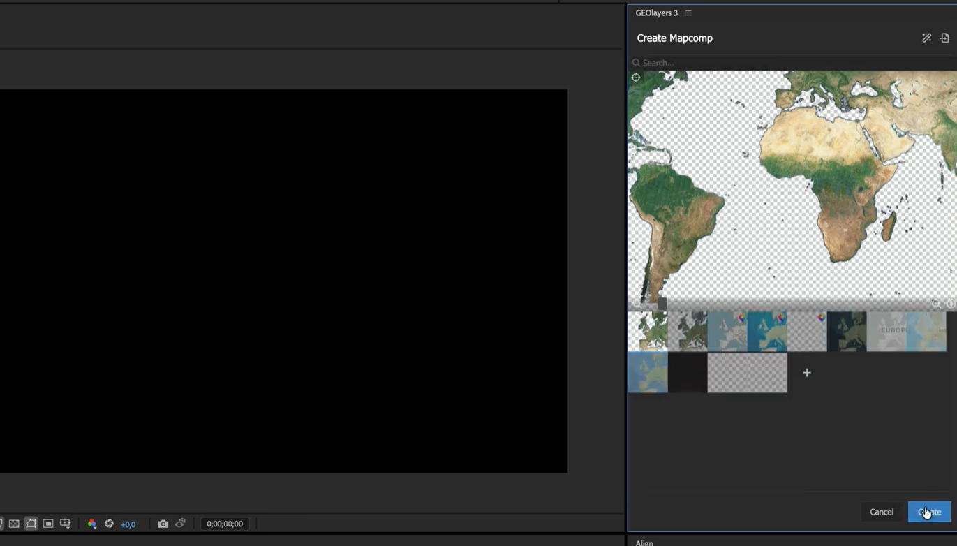 Finalizing the Mapcomp creation