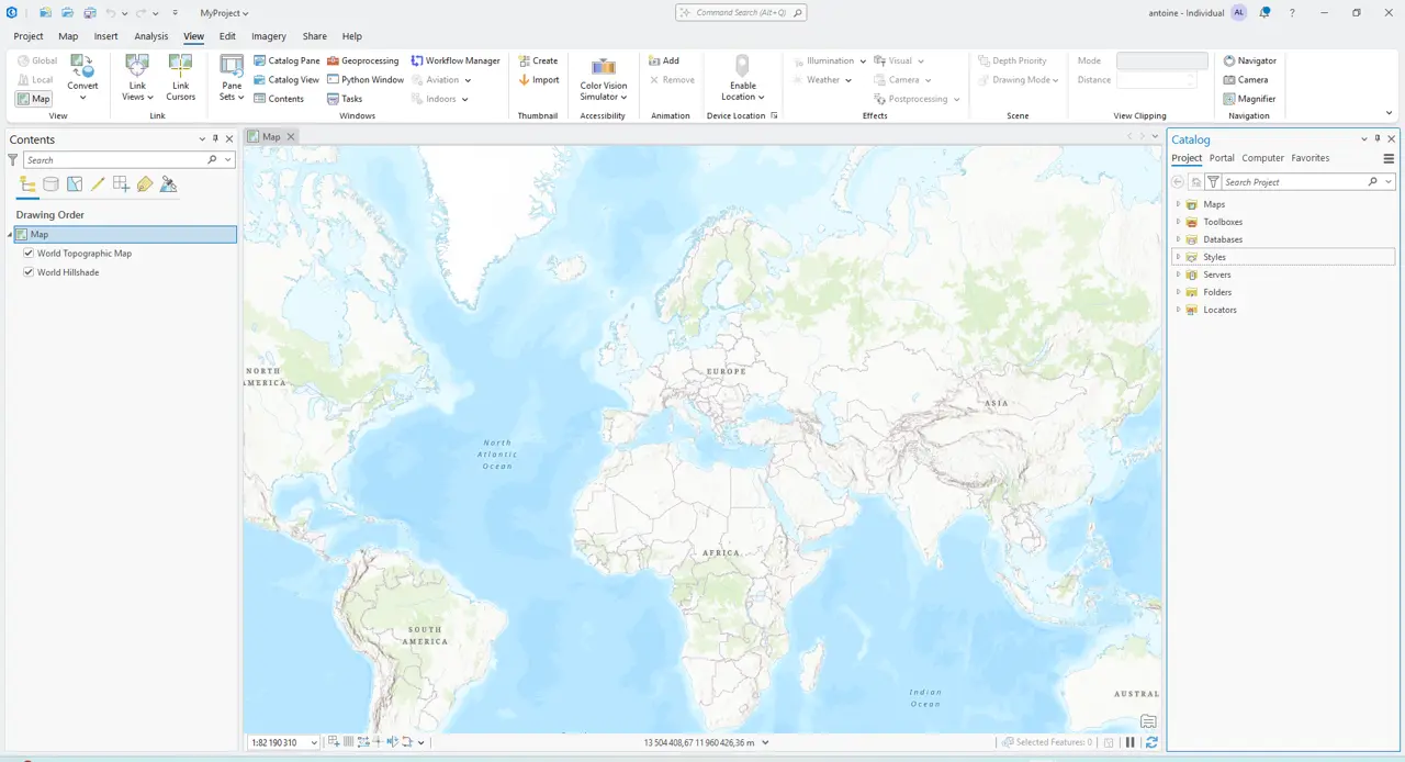 Catalog Pane Servers