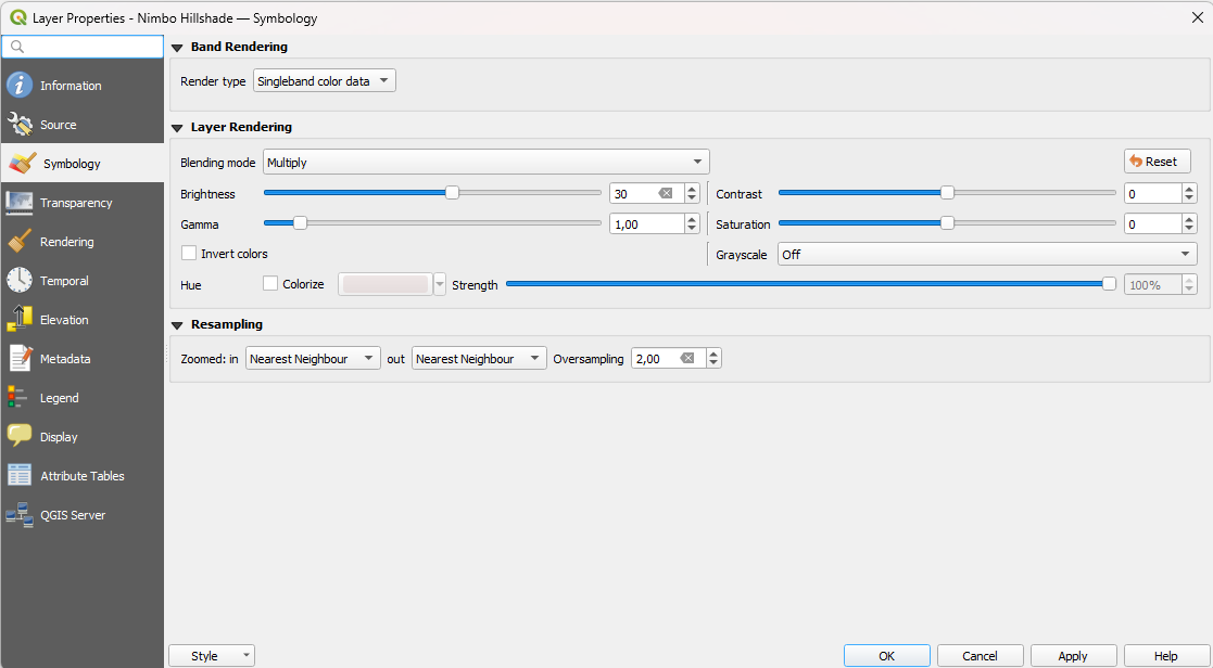 Adjusting brightness settings