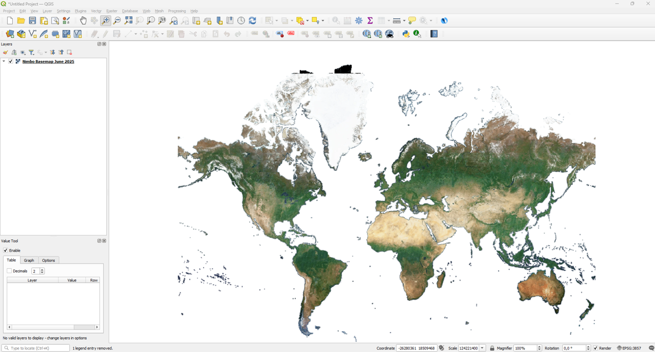 Nimbo Basemap loaded in QGIS workspace