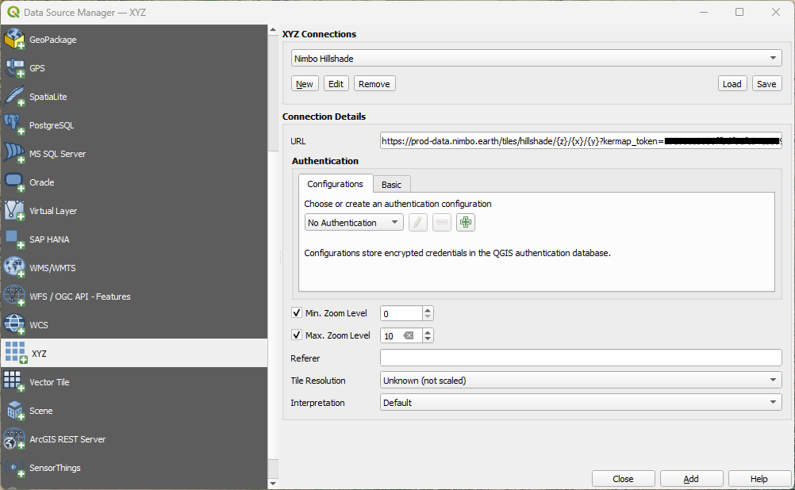 Adding the Hillshade layer